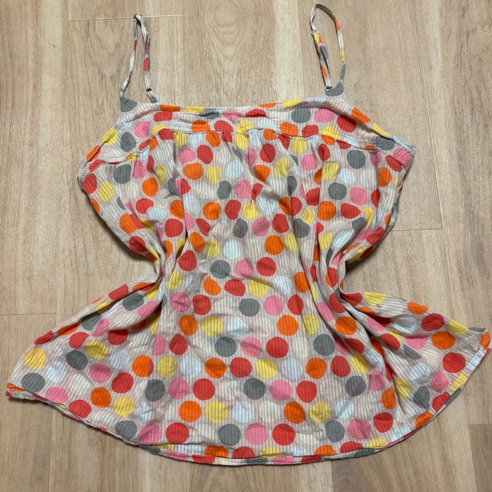 Vintage Aeropostale Polkadot Babydoll Tank Top